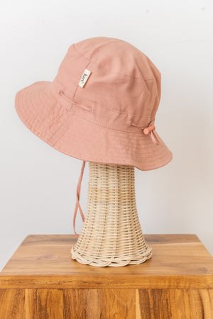 cotton sun hat - Dusty Rose