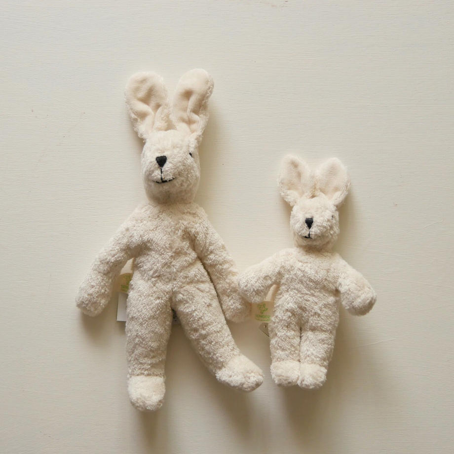 Small White Rabbit Floppy Animal Soft Toy by Senger Naturwelt main image 0