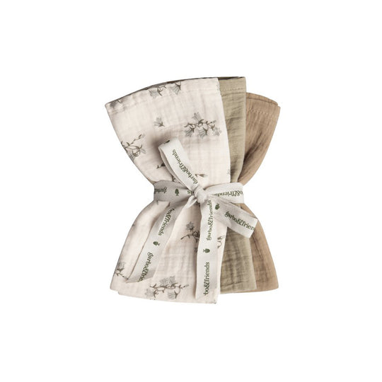 BLUEBELL Burp Cloths 3pcs